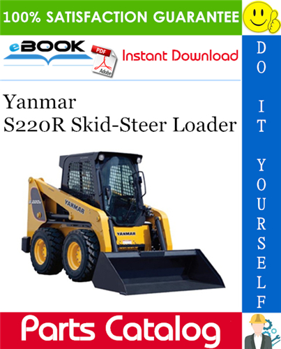 Yanmar S220R Skid-Steer Loader Parts Catalog Manual