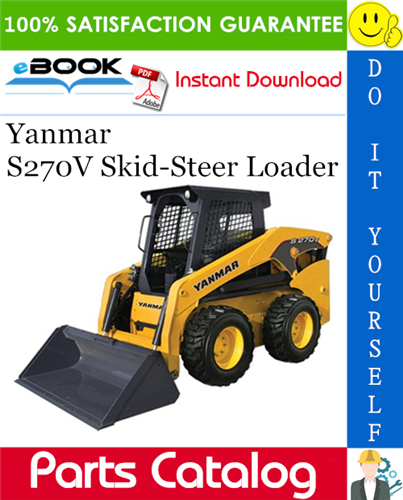 Yanmar S270V Skid-Steer Loader Parts Catalog Manual