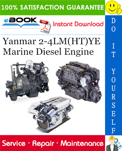 Yanmar 2-4LM(HT)YE Marine Diesel Engine Service Repair Manual