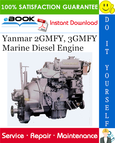 Yanmar 2GMFY, 3GMFY Marine Diesel Engine Service Repair Manual