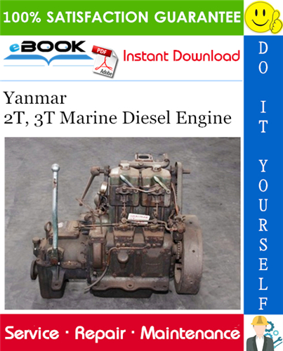 Yanmar 2T, 3T Marine Diesel Engine Service Repair Manual