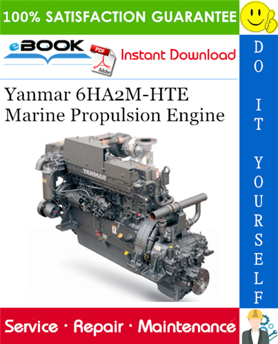 Yanmar 6HA2M-HTE Marine Propulsion Engine Service Repair Manual
