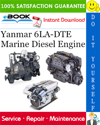 Yanmar 6LA-DTE Marine Diesel Engine Service Repair Manual