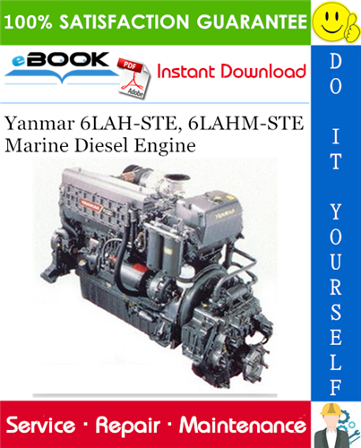 Yanmar 6LAH-STE, 6LAHM-STE Marine Diesel Engine Service Repair Manual