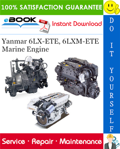 Yanmar 6LX-ETE, 6LXM-ETE Marine Engine Service Repair Manual