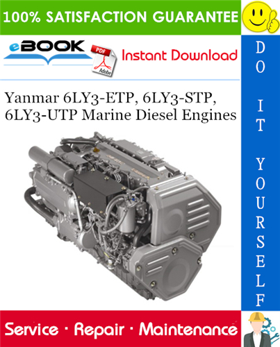 Yanmar 6LY3-ETP, 6LY3-STP, 6LY3-UTP Marine Diesel Engines Service Repair Manual