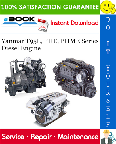 Yanmar T95L, PHE, PHME Series Diesel Engine Service Repair Manual