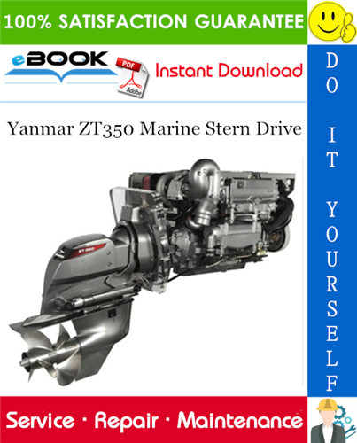 Yanmar ZT350 Marine Stern Drive Service Repair Manual