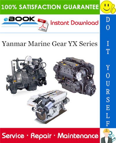 Yanmar Marine Gear YX Series Service Repair Manual