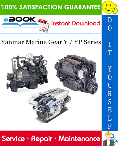 Yanmar Marine Gear Y / YP Series Service Repair Manual