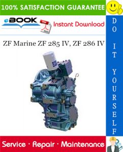 ZF Marine ZF 285 IV, ZF 286 IV Service Repair Manual