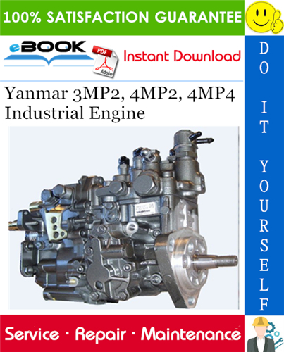 Yanmar 3MP2, 4MP2, 4MP4 Industrial Engine Service Repair Manual