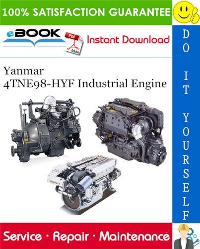 Yanmar 4TNE98-HYF Industrial Engine Service Repair Manual