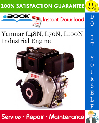 Yanmar L48N, L70N, L100N Industrial Engine Service Repair Manual
