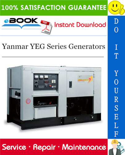 Yanmar YEG Series Generators Service Repair Manual