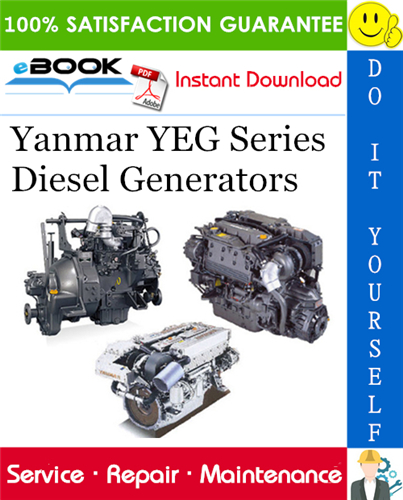 Yanmar YEG Series Diesel Generators Service Repair Manual