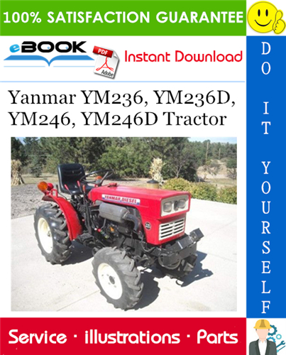Yanmar YM236, YM236D, YM246, YM246D Tractor Parts Manual