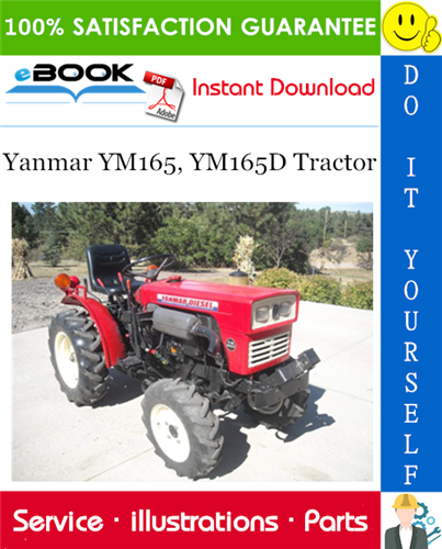 Yanmar YM165, YM165D Tractor Parts Manual