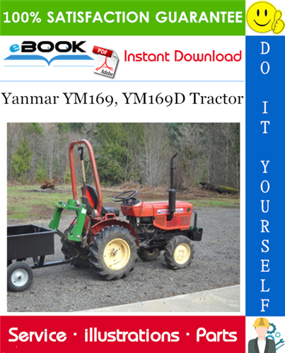 Yanmar YM169, YM169D Tractor Parts Manual