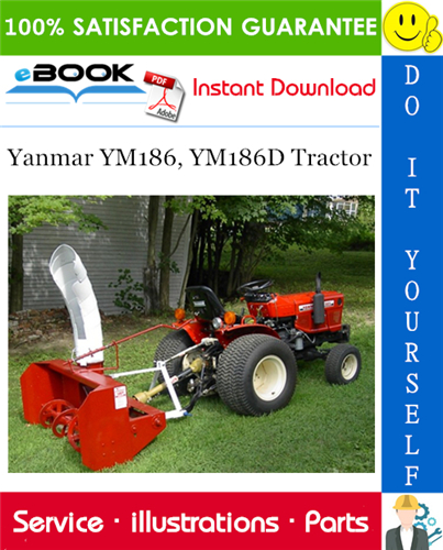 Yanmar YM186, YM186D Tractor Parts Manual