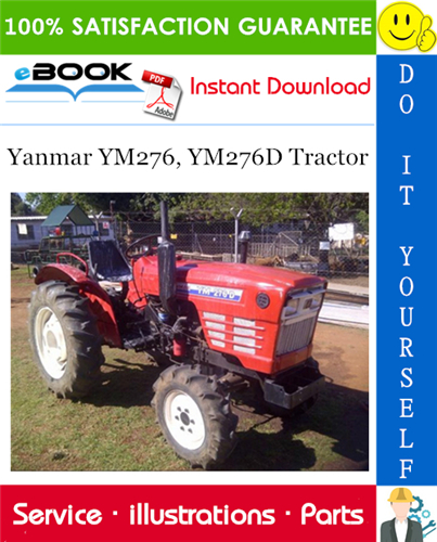 Yanmar YM276, YM276D Tractor Parts Manual