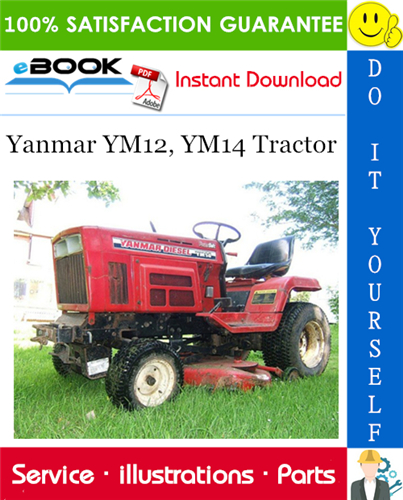Yanmar YM12, YM14 Tractor Parts Manual