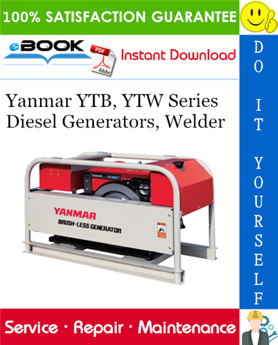 Yanmar YTB, YTW Series Diesel Generators, Welder Service Repair Manual