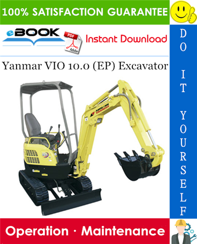 Yanmar VIO 10.0 (EP) Excavator Operation & Maintenance Manual