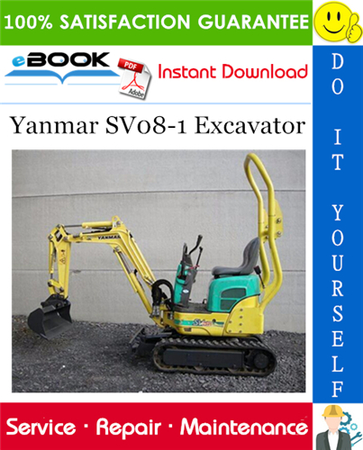 Yanmar SV08-1 Excavator Service Repair Manual