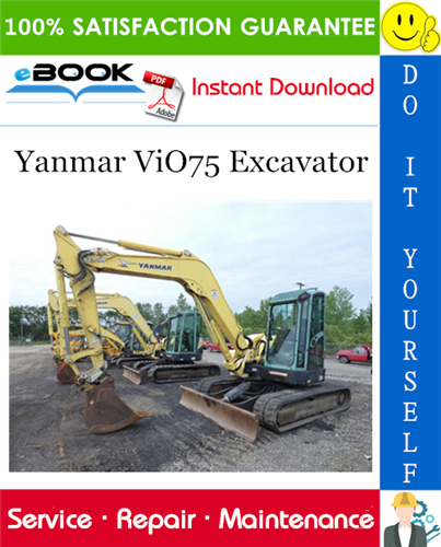 Yanmar ViO75 Excavator Service Repair Manual