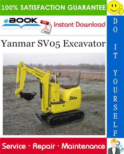 Yanmar SV05 Excavator Service Repair Manual