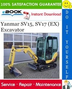 Yanmar SV15, SV17 (EX) Excavator Service Repair Manual