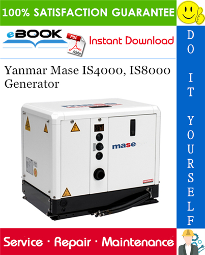 Yanmar Mase IS4000, IS8000 Generator Service Repair Manual