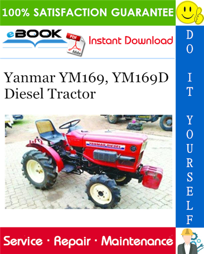 Yanmar YM169, YM169D Diesel Tractor Service Repair Manual