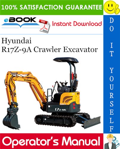 Hyundai R17Z-9A Crawler Excavator Operator's Manual