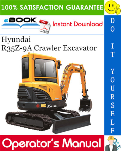 Hyundai R35Z-9A Crawler Excavator Operator's Manual