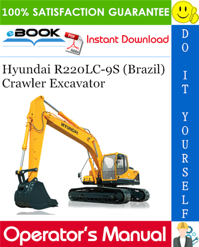 Hyundai R220LC-9S (Brazil) Crawler Excavator Operator's Manual