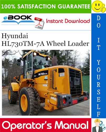 Hyundai HL730TM-7A Wheel Loader Operator's Manual
