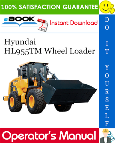 Hyundai HL955TM Wheel Loader Operator's Manual