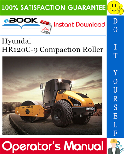 Hyundai HR120C-9 Compaction Roller Operator's Manual