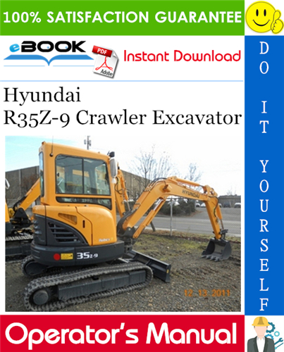 Hyundai R35Z-9 Crawler Excavator Operator's Manual