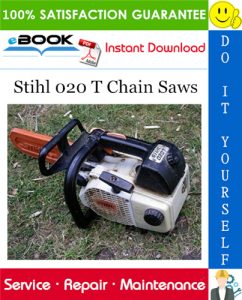 Stihl 020 T Chain Saws Service Repair Manual