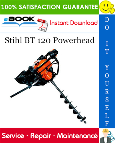 Stihl BT 120 Powerhead Service Repair Manual