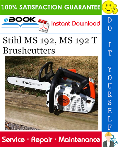 Stihl MS 192, MS 192 T Brushcutters Service Repair Manual
