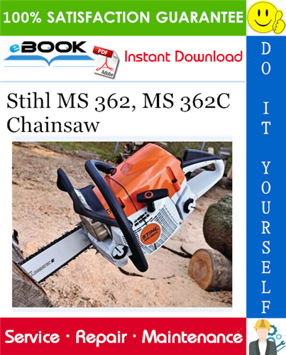 Stihl MS 362, MS 362C Chainsaw Service Repair Manual