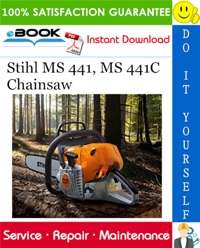 Stihl MS 441, MS 441C Chainsaw Service Repair Manual