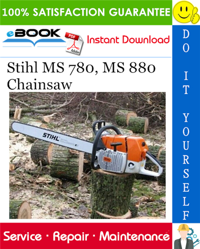 Stihl MS 780, MS 880 Chainsaw Service Repair Manual