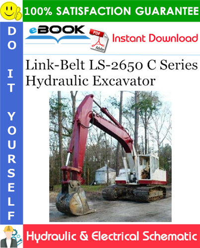 Link-Belt LS-2650 C Series Hydraulic Excavator Hydraulic & Electrical Schematic