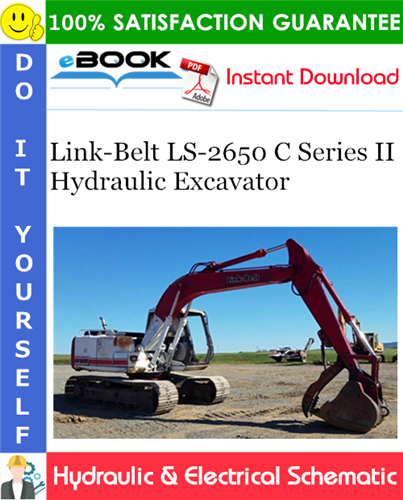 Link-Belt LS-2650 C Series II Hydraulic Excavator Hydraulic & Electrical Schematic