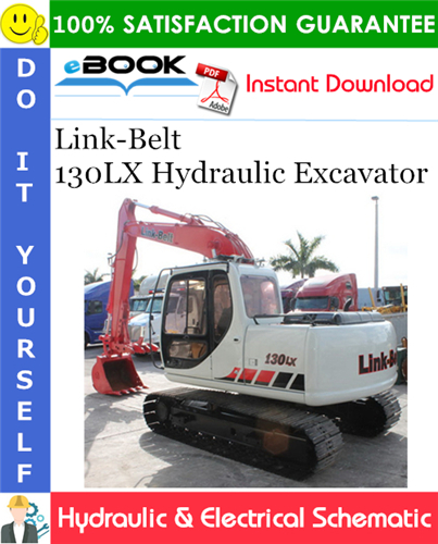 Link-Belt 130LX Hydraulic Excavator Hydraulic & Electrical Schematic